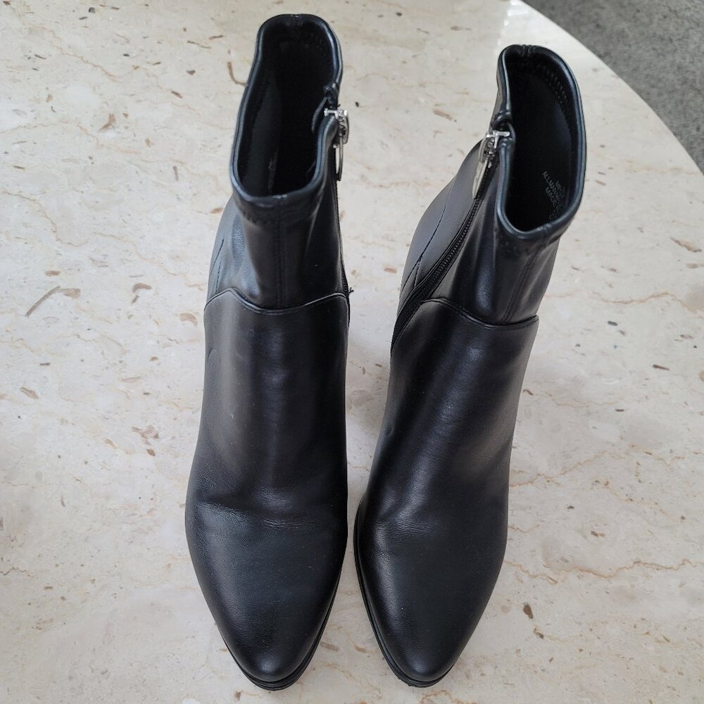 Marc Fisher  Black  Pointy Toe Bootie Women's Size 8M  3"  Block Heel